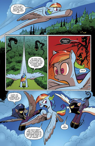 Illustration for article titled It's Dash Vs. The Shadowbolts In Chapter One Of The Guardians Of Harmony Comic Book